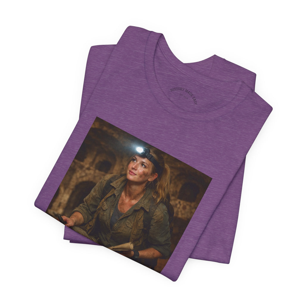 History Can Be Messy tee | Vintage Explorer Portrait shirt