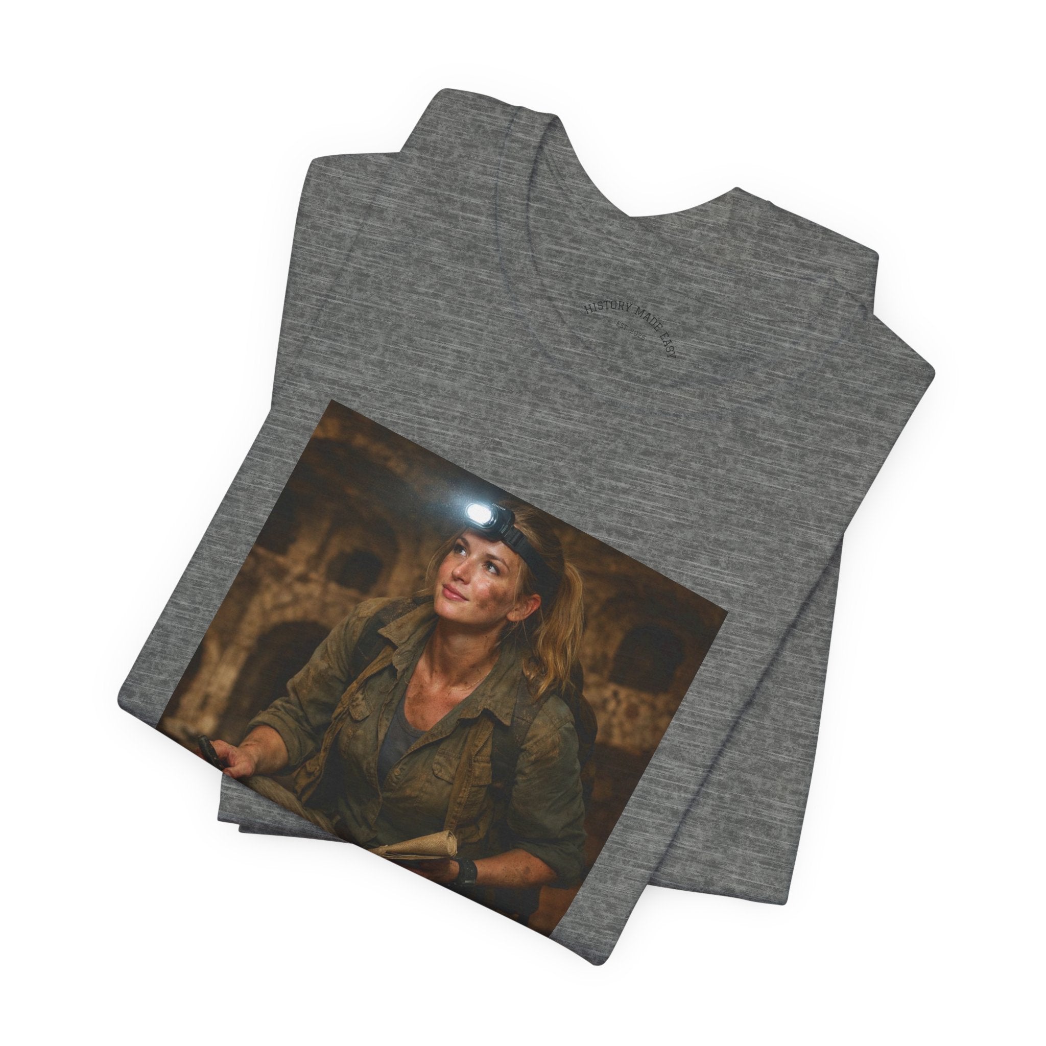 History Can Be Messy tee | Vintage Explorer Portrait shirt