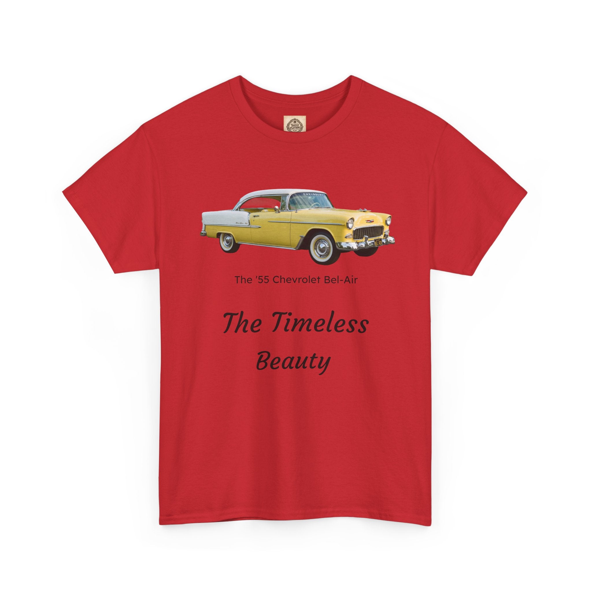 Classic 1955 Chevrolet Bel Air Tee — "The Timeless Beauty" Vintage Car T-Shirt