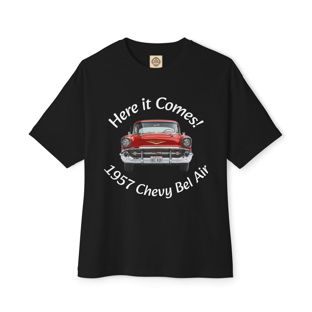 Classic Vehicles 1957 — “Here it Comes - There It Goes” Dark Shirts