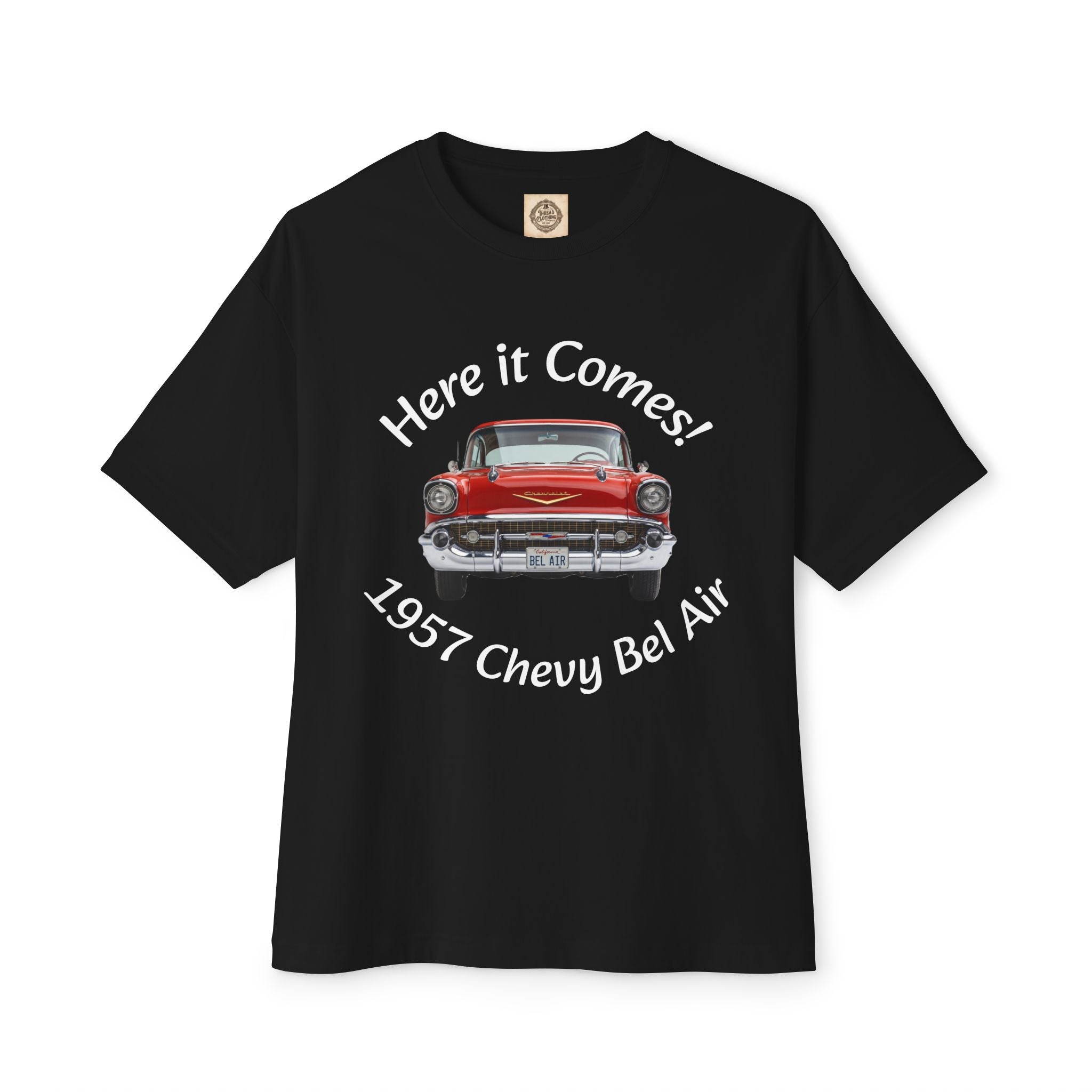 Classic Vehicles 1957 — “Here it Comes - There It Goes” Dark Shirts