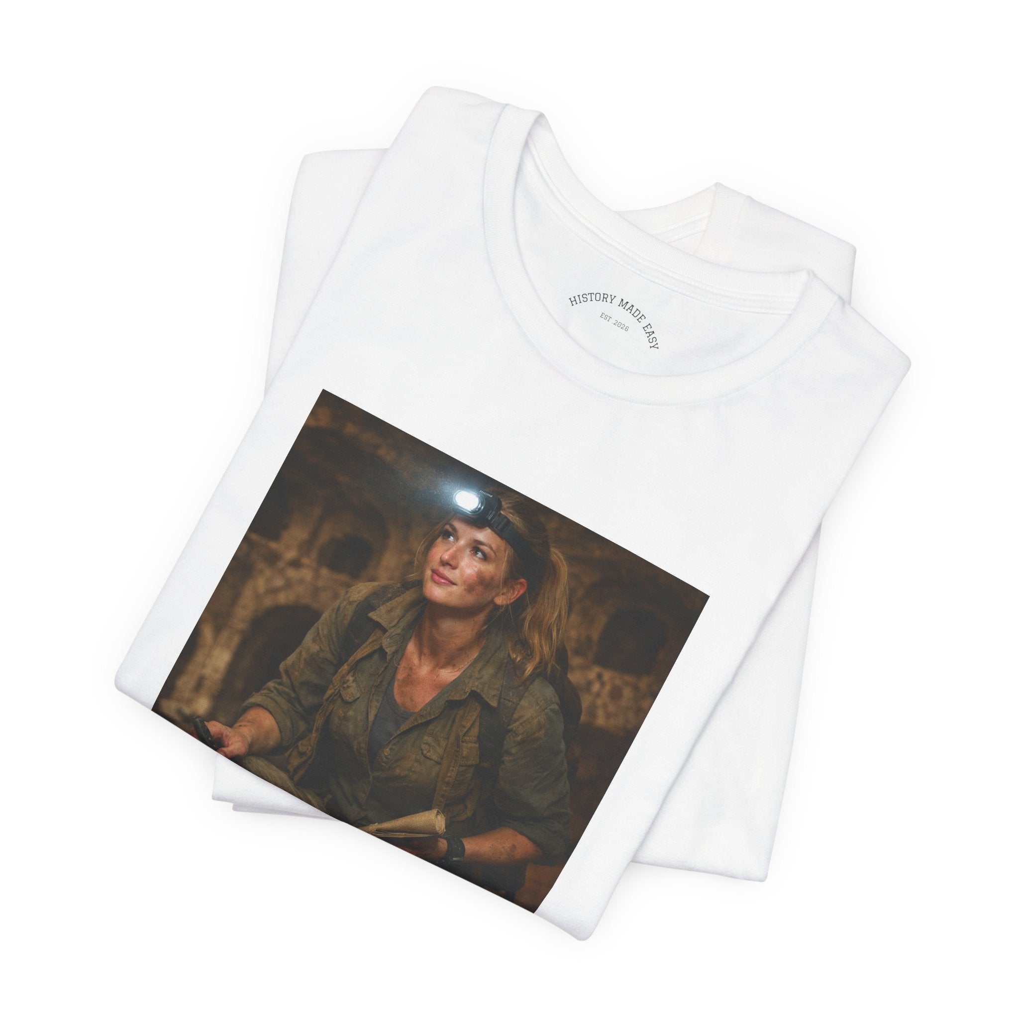 History Can Be Messy tee | Vintage Explorer Portrait shirt