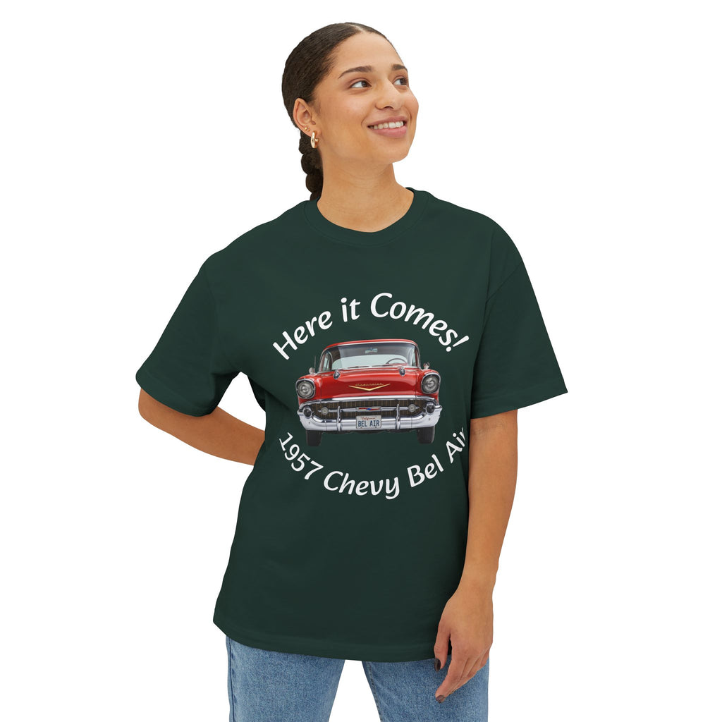 Classic Vehicles 1957 — “Here it Comes - There It Goes” Dark Shirts