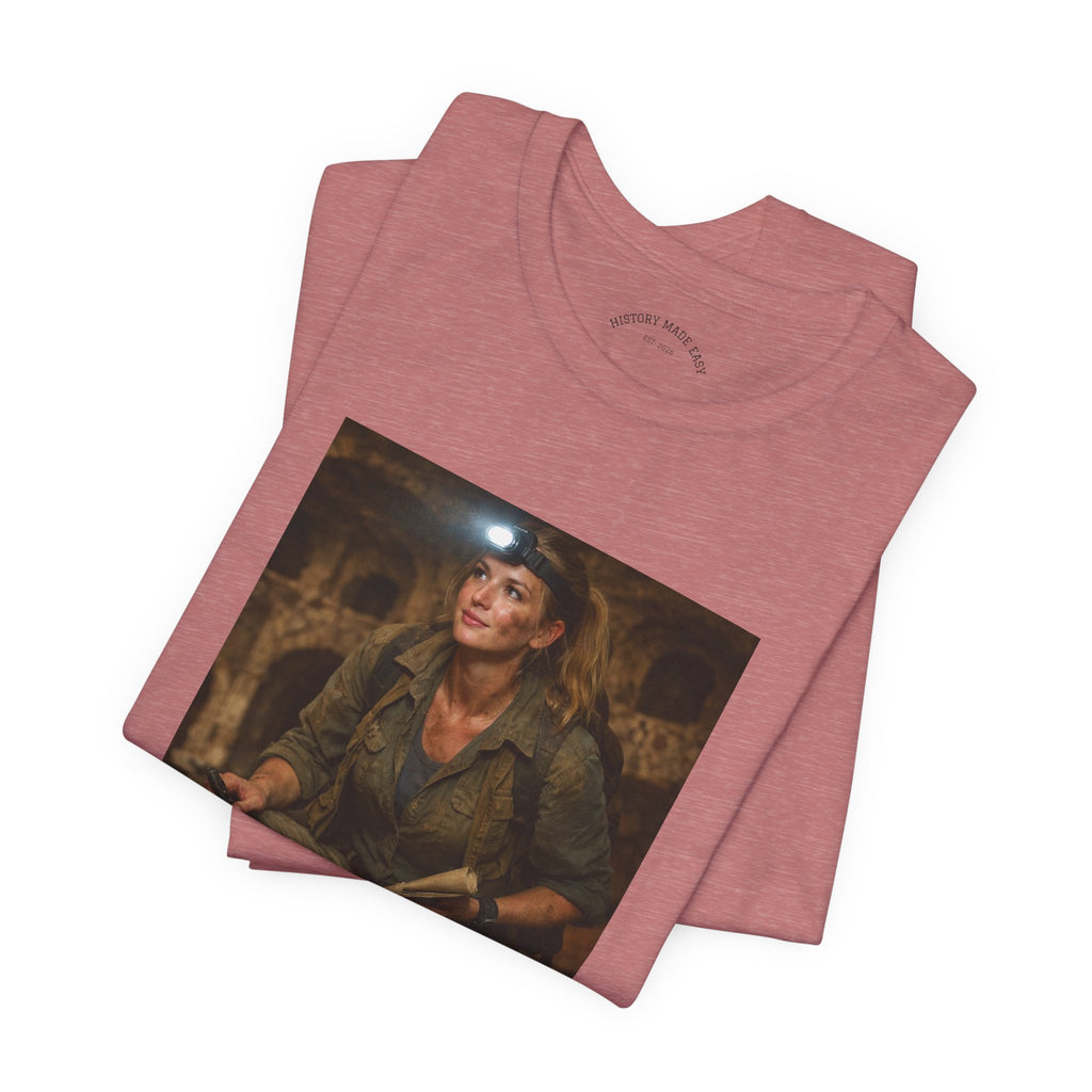 History Can Be Messy tee | Vintage Explorer Portrait shirt