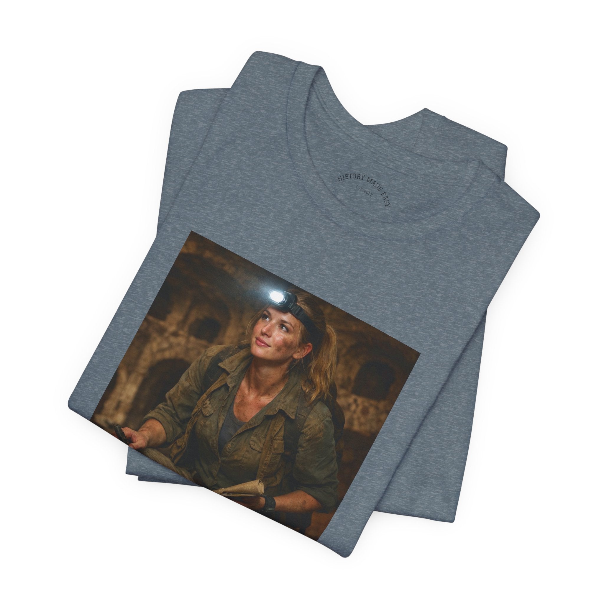 History Can Be Messy tee | Vintage Explorer Portrait shirt