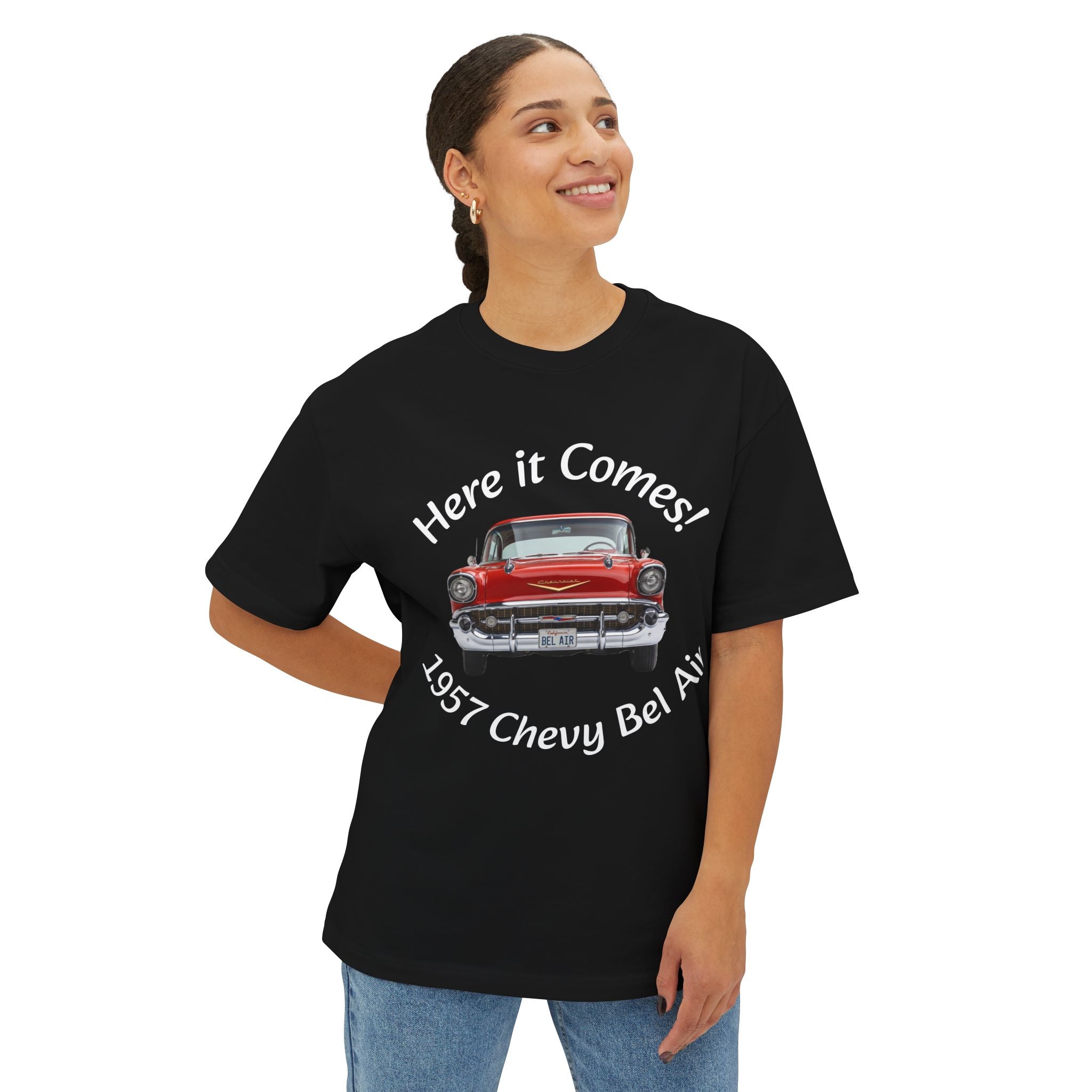 Classic Vehicles 1957 — “Here it Comes - There It Goes” Dark Shirts