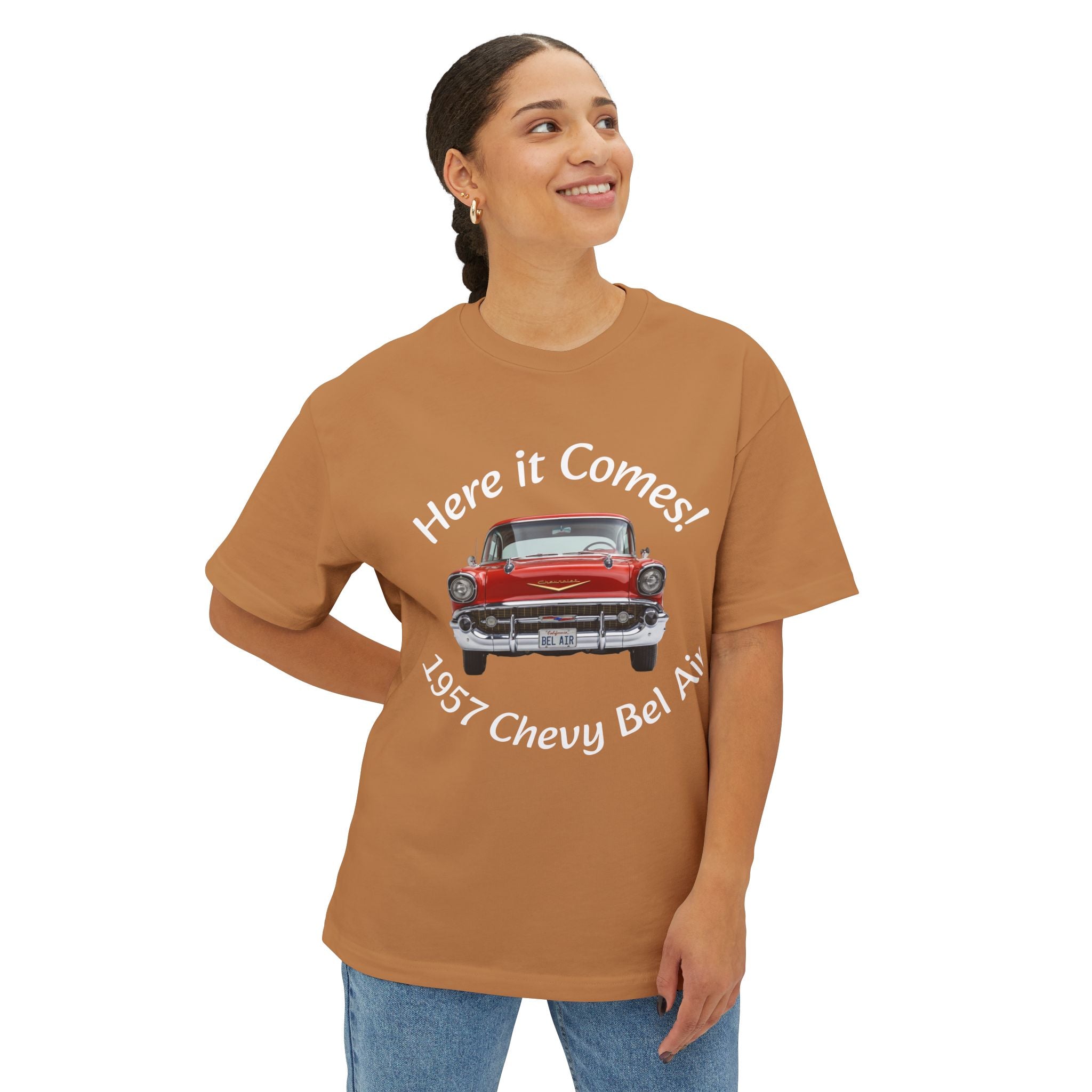 Classic Vehicles 1957 — “Here it Comes - There It Goes” Dark Shirts