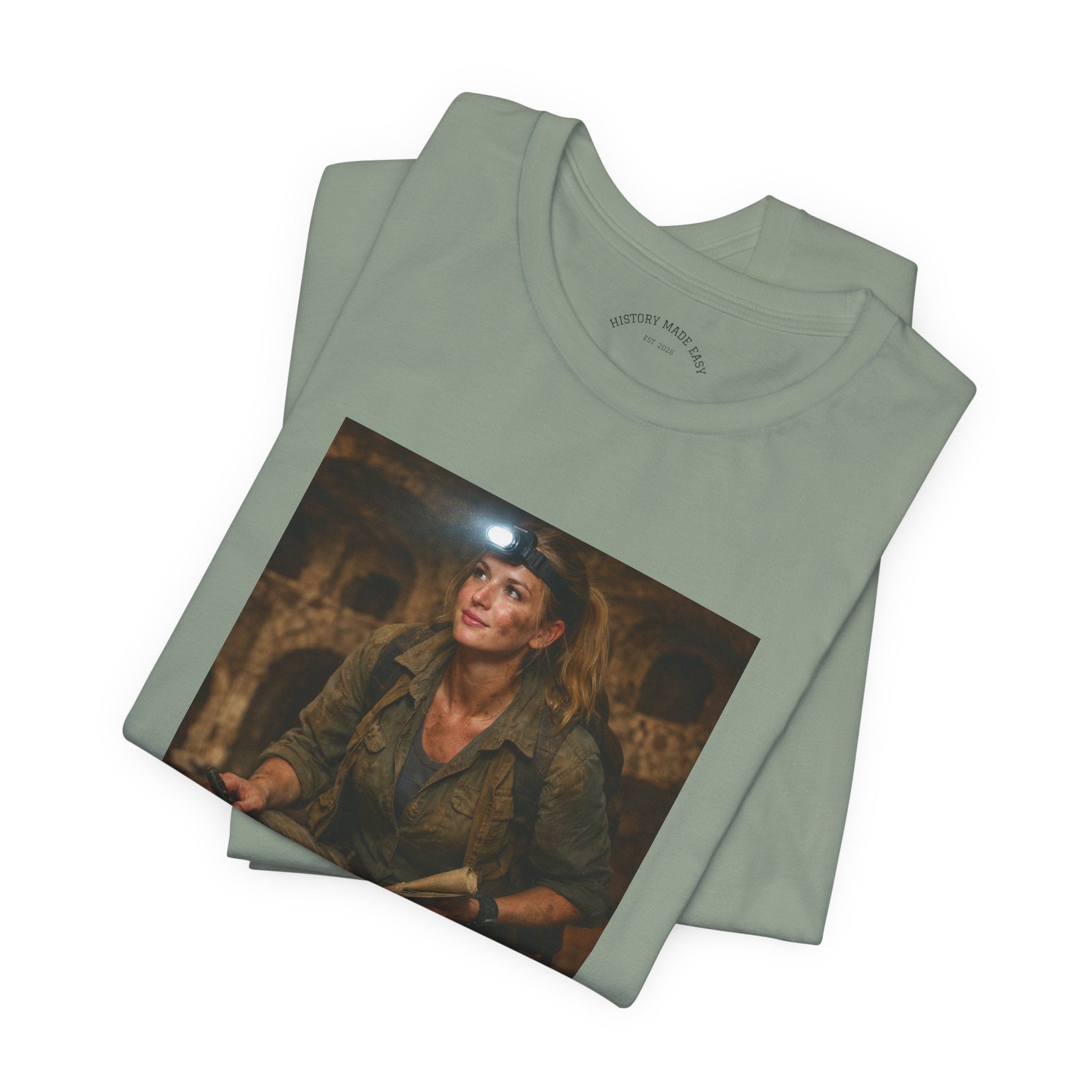 History Can Be Messy tee | Vintage Explorer Portrait shirt