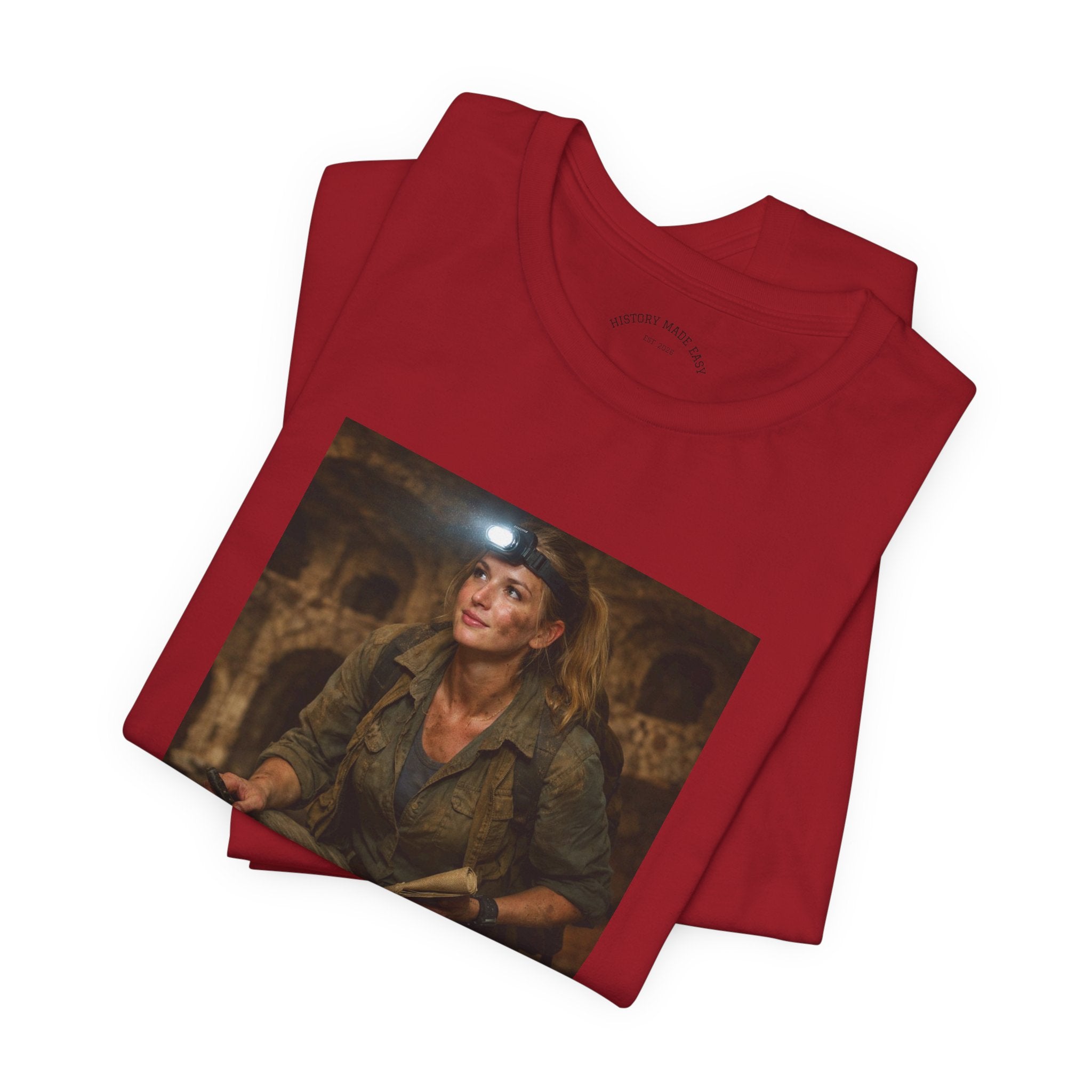 History Can Be Messy tee | Vintage Explorer Portrait shirt