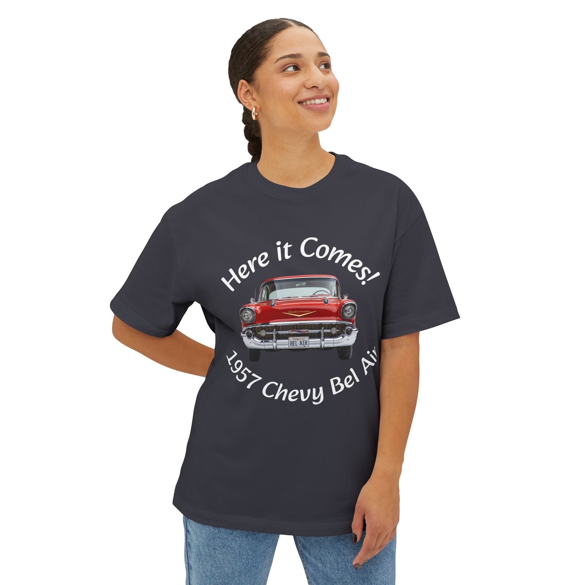 Classic Vehicles 1957 — “Here it Comes - There It Goes” Dark Shirts